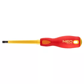   NEO TOOLS Csavarhúzó SL/PZ2 100mm, 1000V, szigetelt 25 év garanciával 04-221