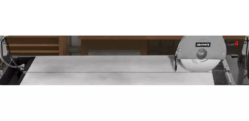 GRAPHITE Csempevágó gép 1200W, 230X25,4mm-es tárcsa, 1000mm vágáshossz, vízhűtés 3 év garanciával 59G891
