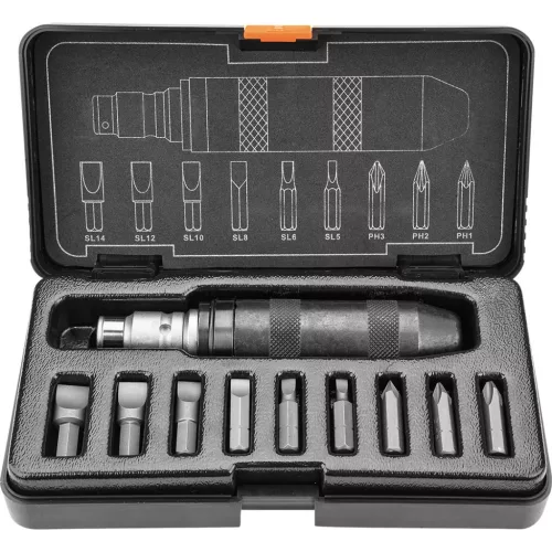 NEO TOOLS Ütvecsavarozó készlet, 1/2", 10db 25 év garanciával 04-250