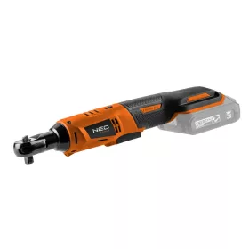   NEO TOOLS Akkus racsnis kulcs, Energy+ 18V, 3/8"-os 1/2"-os adapterrel, akku nélkül!!! 3 év garanciával 04-603