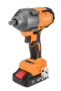 NEO TOOLS Akkus szénkefementes ütvecsavarozó, 1/2" (négyszög) Energy+, 18V, 850Nm, akku nélkül 3 év garanciával 04-608