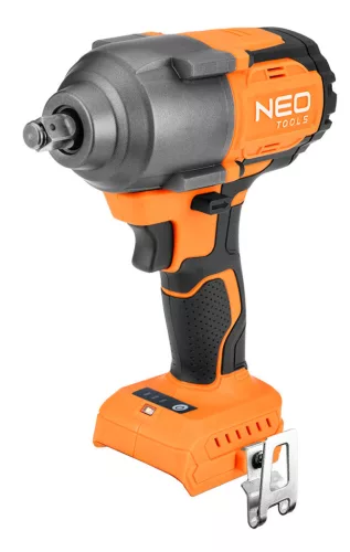 NEO TOOLS Akkus szénkefementes ütvecsavarozó, 1/2" (négyszög) Energy+, 18V, 850Nm, akku nélkül 3 év garanciával 04-608