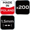 NEO TOOLS Hézagoló-, fugakereszt - 1.5mm, 200db 61-107