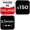 NEO TOOLS Hézagoló-, fugakereszt - 3mm, 150db 61-109