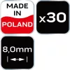 NEO TOOLS Hézagoló-, fugakereszt T 8,0mm, 30db 61-119