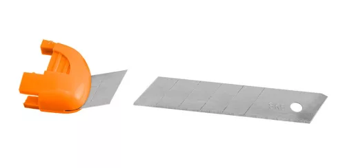 NEO TOOLS Törhető pengés kés 18mm, fém vezetősín, tekerős 63-014