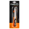 NEO TOOLS Törhető pengés kés 18mm, puha markolat, fém vezetősín 63-060