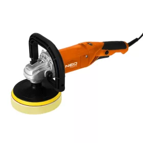   NEO TOOLS Polírozógép, 900W, 150mm, fordulatszám szabályzó, 600-3000/perc 3 év garanciával 04-701