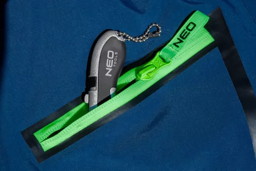 NEO TOOLS Trapézpengés kés, mini, alu ház, 4penge, Rendelési egység: 30db 63-703