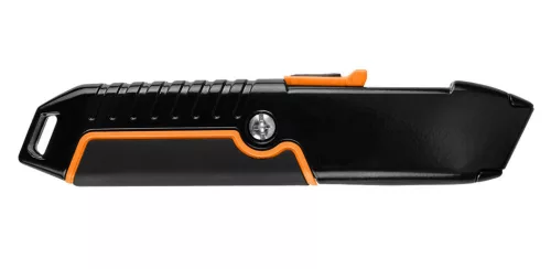 NEO TOOLS Trapézpengés kés, biztonsági, rugós pengevisszahúzóval, alu házas 63-704