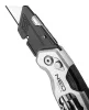 NEO TOOLS Trapézpengés kés, összecsukható, alu házas, 1+3 penge, 2 db csavarhúzóbittel 63-705