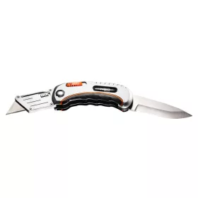   NEO TOOLS Trapézpengés összecsukható sniccer + kés, 5 pengével 63-710
