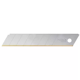 NEO TOOLS Törhető penge titán éllel 18mm, 10db 64-020