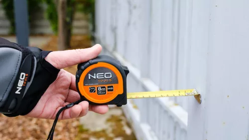 NEO TOOLS Mérőszalag 8m / 25mm, mágneses, dupla fékes 67-111-1