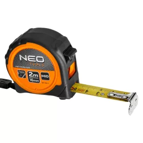   NEO TOOLS Mérőszalag 2m / 16mm, mágneses, dupla fékes 67-112-1