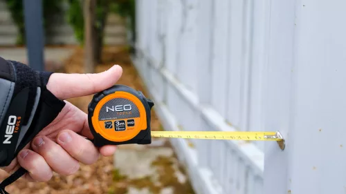 NEO TOOLS Mérőszalag 3m / 19mm, mágneses, dupla fékes 67-113-1