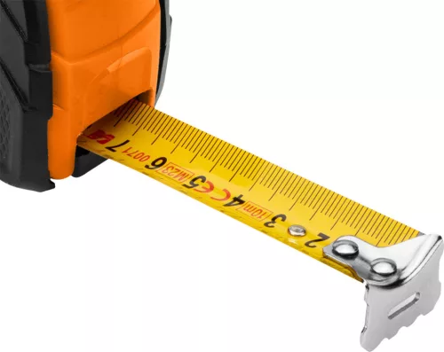 NEO TOOLS Mérőszalag 7,5 m/25 mm, acél, autostop + rögzítő 67-224
