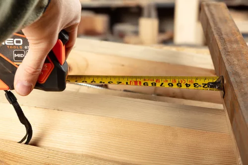 NEO TOOLS Mérőszalag, 5m/25mm, acél, mágneses, autostop+ rögzítő 67-233
