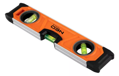 NEO TOOLS Torpedó vízmérték 230mm, mágneses 71-002
