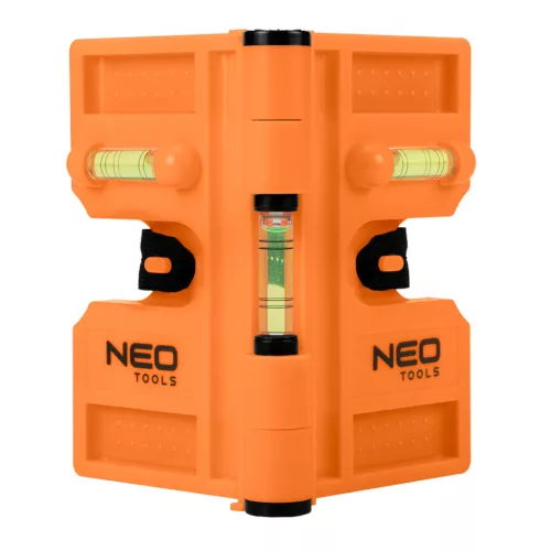 NEO TOOLS Oszlopvízmérték, állítható mágneses szárak, 3 libella 71-003