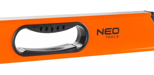 NEO TOOLS Vízmérték, alumínium, 2 fogantyú, 3 libella, mágneses, mart talp, 80cm 25 év garanciával 71-113