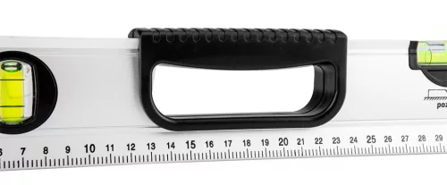 NEO TOOLS Vízmérték, alumínium, lejtésmérő, 5 libella, fogantyú, 60cm 71-122