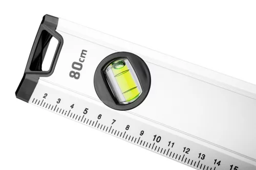 NEO TOOLS Vízmérték, alumínium, lejtésmérő, 5 libella, fogantyú, 80cm 71-123