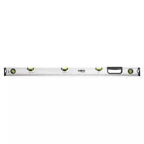   NEO TOOLS Vízmérték, alumínium, lejtésmérő, 5 libella, fogantyú, 100cm 71-124
