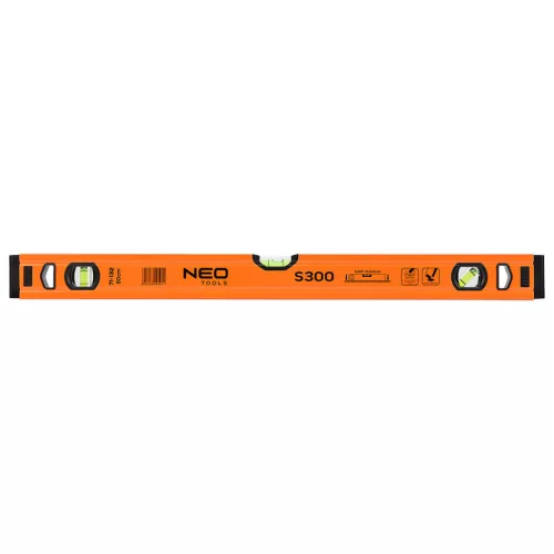 NEO TOOLS Vízmérték, alu, 3 libellás, S 300, 60cm 71-132