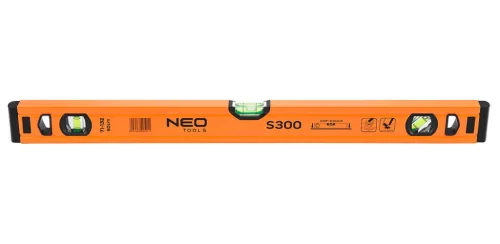 NEO TOOLS Vízmérték, alu, 3 libellás, S 300, 60cm 71-132