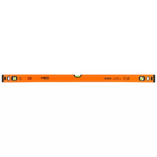 NEO TOOLS Alumínium vízmérték S 300, 3 libellás, 100 cm 71-134