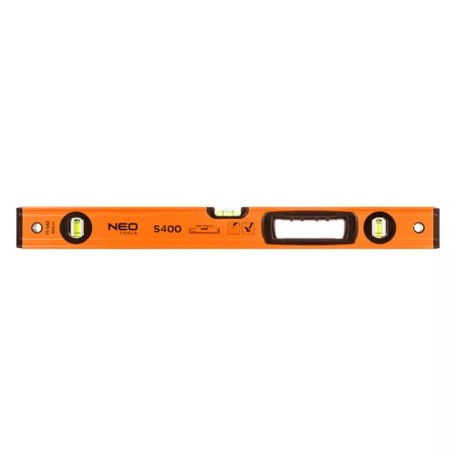 NEO TOOLS Vízmérték, alu, 3 libella, 1 fogantyú, S 400, 60cm 71-142