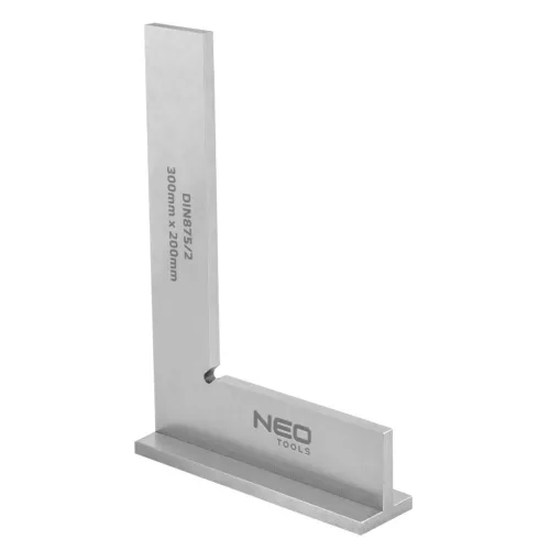 NEO TOOLS Precíziós talpas derékszög, DIN875/2, 300x200mm 72-035