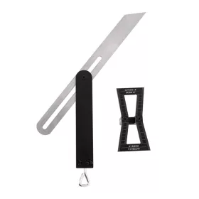   NEO TOOLS Állítható derékszög és szögmásoló, rozsdamentes 72-109