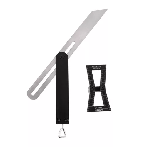 NEO TOOLS Állítható derékszög és szögmásoló, rozsdamentes 72-109