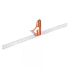 NEO TOOLS Profi szögmérő, derékszög és vonalzó, rozsdamentes-alu 60cm 72-126