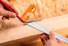 NEO TOOLS Profi szögmérő, derékszög és vonalzó, rozsdamentes-alu 60cm 72-126