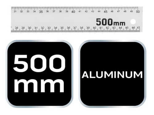 NEO TOOLS Derékszög 500mm aluminium 72-147