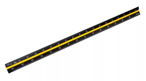NEO TOOLS Műszaki vonalzó, 3 élű, 30cm, alumínium 72-205