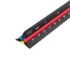 NEO TOOLS Műszaki vonalzó, 3 élű, 30cm, alumínium 72-205