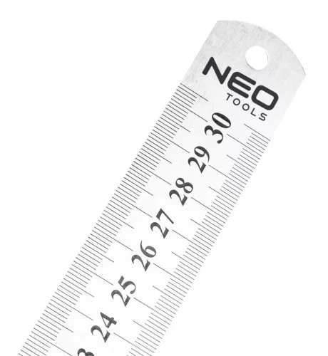 NEO TOOLS Acél vonalzó 30cm rozsdamentes 72-213