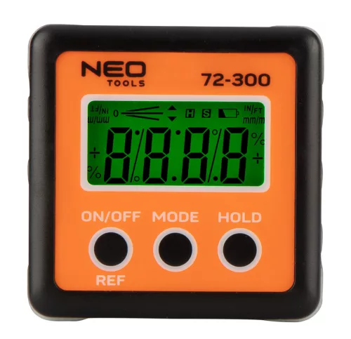 NEO TOOLS Digitális szögmérő és dőlésmérő 72-300