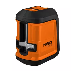   NEO TOOLS Lézeres szintező, önbeálló keresztvonallézer 15m, mágneses tartóval, zöld 2 év garanciával 75-106