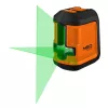 NEO TOOLS Lézeres szintező, önbeálló keresztvonallézer 15m, mágneses tartóval, zöld 2 év garanciával 75-106