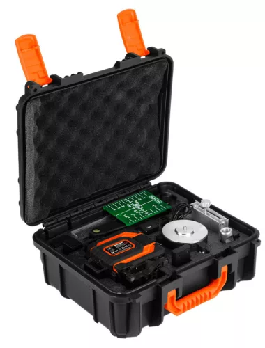 NEO TOOLS Lézer szintező, 3D önbeálló keresztvonallézer,360 fokos, 12 lézervonal, 25méter hatótáv, tölthető akku, tartozékok, hordtáska, zöld lézervonalak 2 év garanciával 75-140