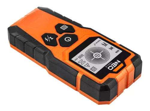 NEO TOOLS Faldetektor, 3az1-ben, fém, fa, feszültség 2 év garanciával 75-250