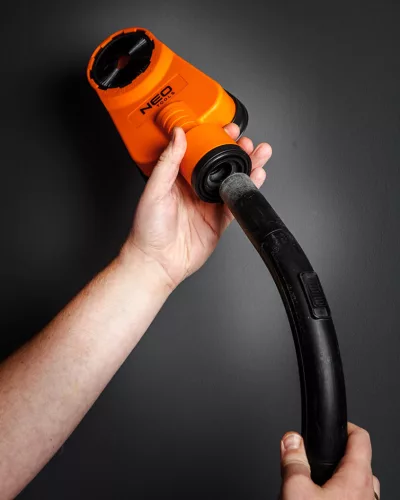 NEO TOOLS Porelszívó adapter fúráshoz, 70mm-ig, univerzális porszívócsatlakozóval 3 év garanciával 04-740