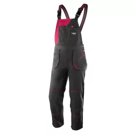   NEO TOOLS Női kantáros munkanadrág, 65% pamut, 35% polyester, 245 g/m2, XXL 80-240-XXL