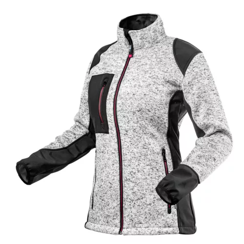 NEO TOOLS Női Kötött munkadzseki, softshell betétekkel, XXL 80-555-XXL