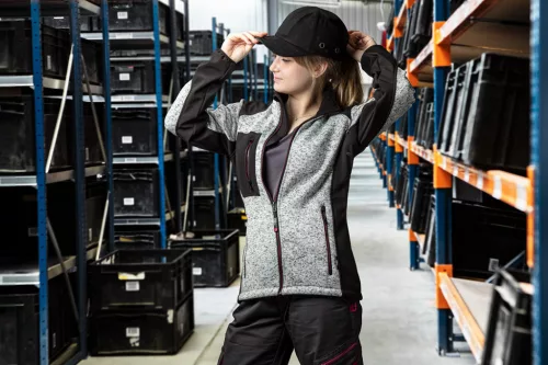 NEO TOOLS Női Kötött munkadzseki, softshell betétekkel, XXL 80-555-XXL